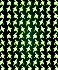 seamless pattern with green stars.Colorful hand drawn patchwork flat cartoon seamless pattern. Handmade patch work quilt style background for textile concept or fun modern backdrop design.