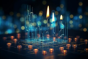Business Candlestick Insights. Generative AI