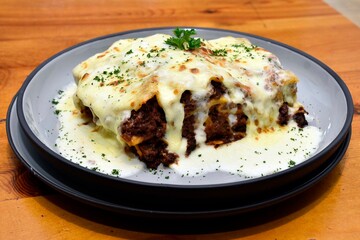 rice pudding with raisins and cinnamon