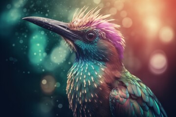 Obraz premium Tropical bird. Generate Ai