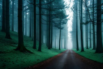 Obraz premium path in the forest