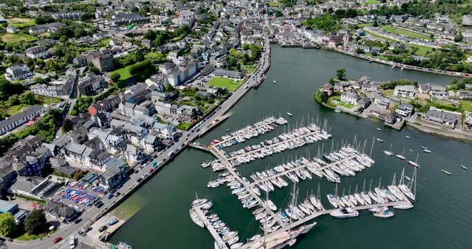 Picturesque views of the resort town of Kinsale 4k