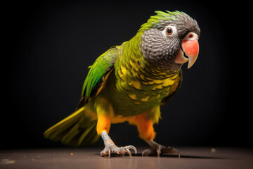 Colorful Senegal Parrot Portrait