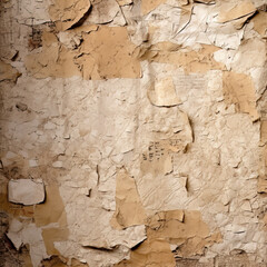 Old ancient vintage crumpled paper texture