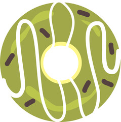 Donut Illustration, Fast food Illustration, junk food clipart