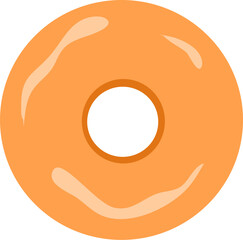 Donut Illustration, Fast food Illustration, junk food clipart