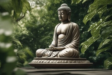 buddha statue in the park