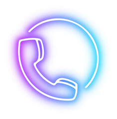 Set of Food delivery neon