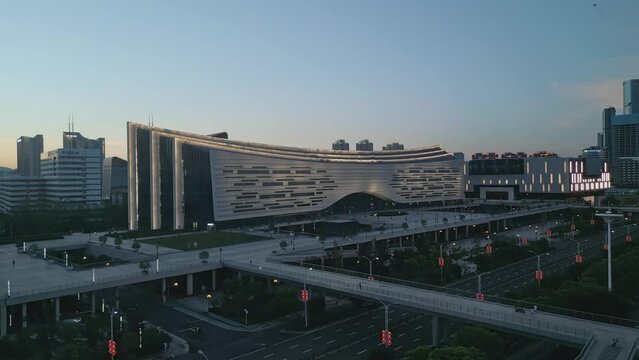 Cityscape of NanJiangxi Provincial Librarychang, Jiangxi, China