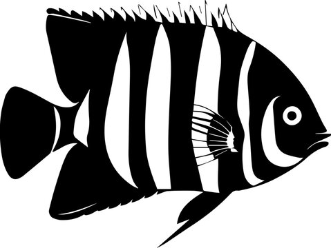 recommend clip art: Archerfish icon 1