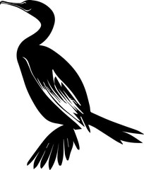 Anhinga bird icon 1