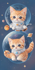 space in the cat