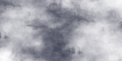 Hand painted watercolor sky and clouds, abstract watercolor background, vector illustration. Design for your date, postcard, banner. Clouds in the fog. Light gray indigo watercolor splash background. 