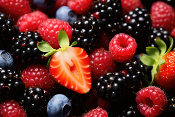 Fruit and Berry Background