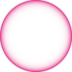 Roter Kreis mit Farbverlauf zur Mitte, mit scharfem Rand, transparenter Innenfläche und Hintergrund - als Überlagerung, Overlay und anderweitigen Gestaltungsemöglichkeiten
