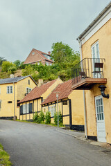 Fototapeta na wymiar Bornholm Landschaft Stadt Godhjem 