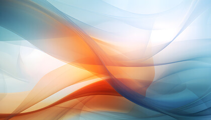 Naklejka premium Abstract Background with Waves of Fairy Colors. Abstract wavy background beautiful colorful light effect of blue lights and leaden flash. Generated AI illustration.