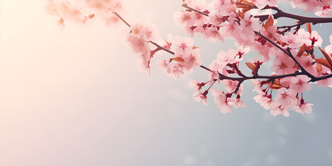 pink cherry blossom , Cherry pink blossoms close up. Blooming cherry tree. Spring floral background , Beautiful nature spring background with sakura flowers stock