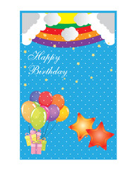 Celebrating Joy: Baby Birthday Card Design 