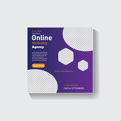 Digital Marketing Agency Social Media Post Flyer