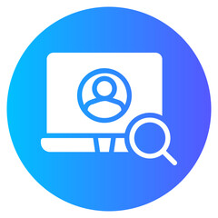 laptop gradient icon