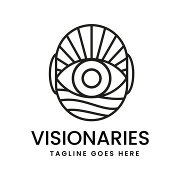 Illustration Art Eye illusion, secret, treasure, magic, vision, mystery, visual and optical logo design