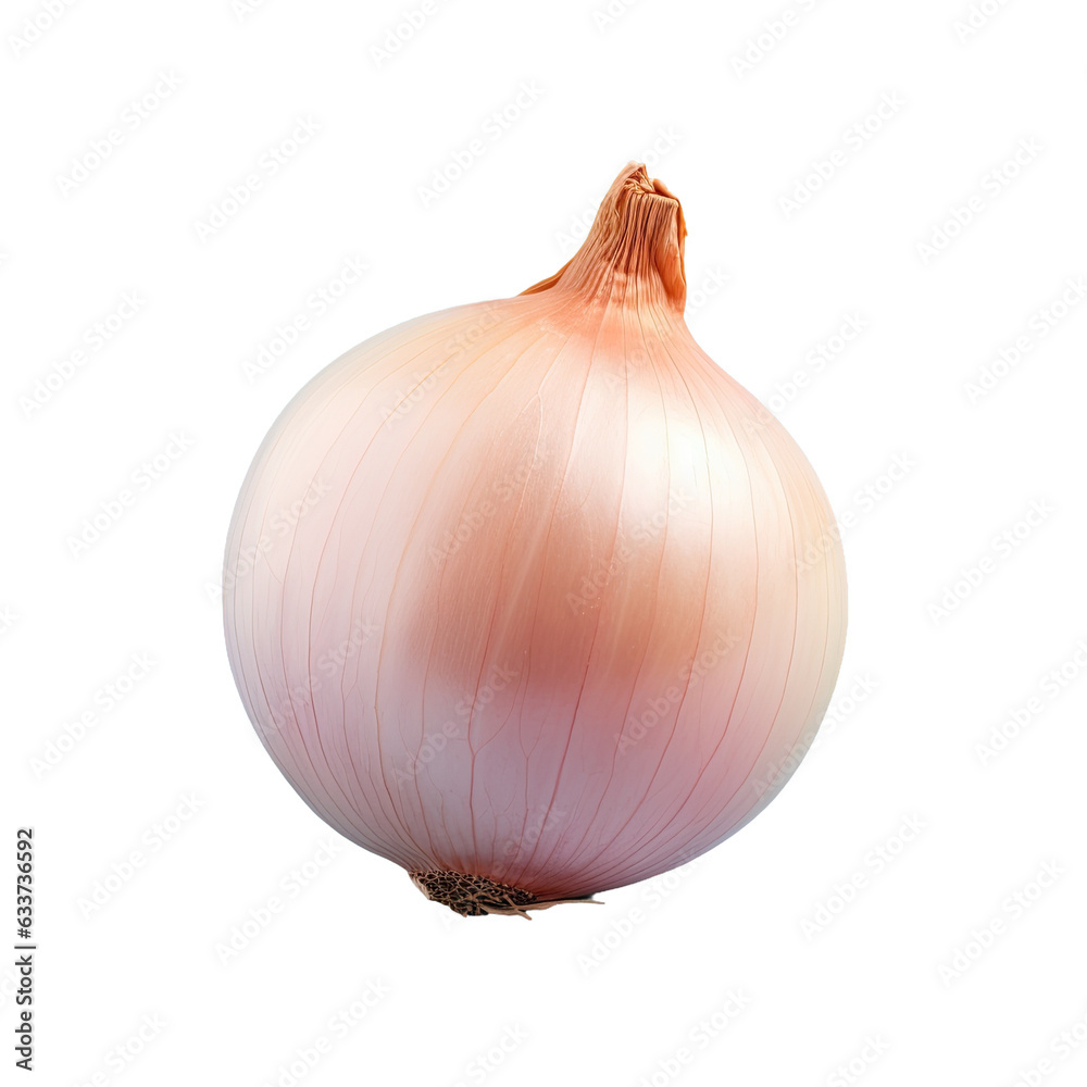 Sticker Fresh onion on transparent background