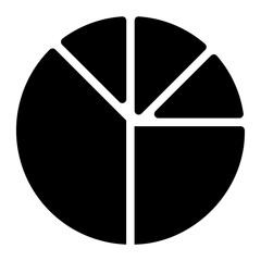 pie chart glyph icon