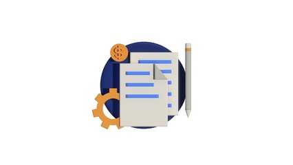 3D icon and image symbol