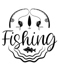 Fishing SVG Design