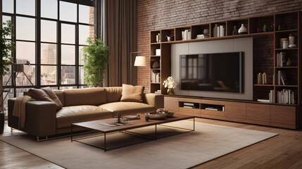 Modern Living Room 