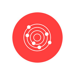 Orbit vector icon which can easily modify or edit

