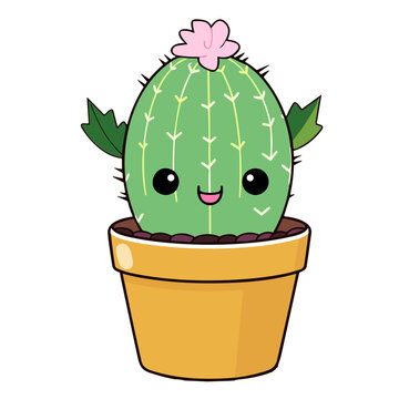 Cute Cactus Magic A Kawaii Lover's Enchantmen