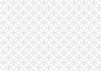 グレーの七宝の模様の入った壁紙の画像
