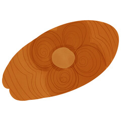 salmon hand drawn, transparency illustration.