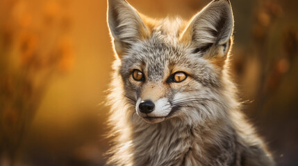 Naklejka na ściany i meble Capturing the Elegance of the Red Fox