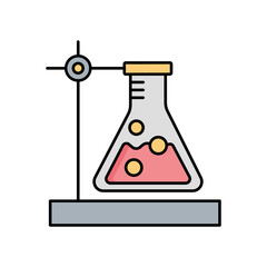 Experiment vector icon which can easily modify or edit

