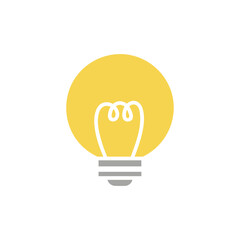 The light bulb is full of ideas And creative thinking, analytical thinking for processing. Light bulb icon vector. ideas symbol illustration.
