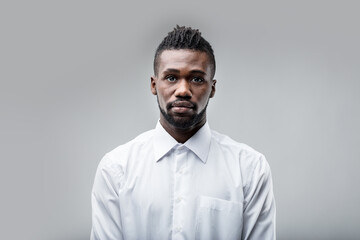 Black man's portrait; dreams no different