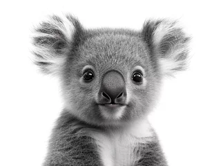 Foto op Plexiglas Australian animal baby portrait. Generative AI illustration © Nataliia