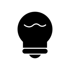 lamp glyph icon