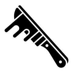 Trendy vector design of bloody knife 