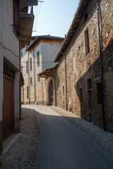 Fototapeta na wymiar Godiasco, old town in Pavia province