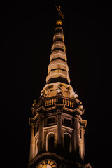 pagoda at night