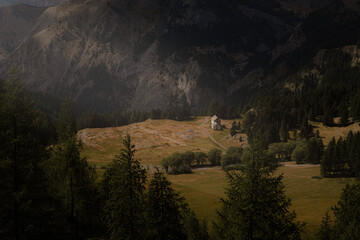 night in the mountains