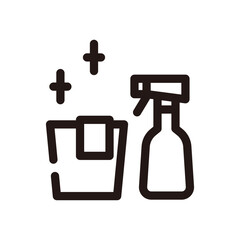 掃除道具　掃除用具　掃除　アイコン