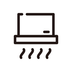 レンジフード　換気扇　キッチン　アイコン