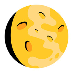 Fototapeta premium Yellow Moon 