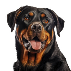 Rottweiler generative ai isolated