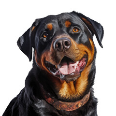Rottweiler generative ai isolated 3
